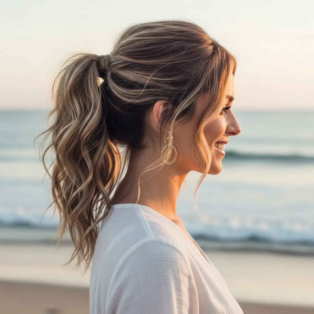 Wavy Ponytail