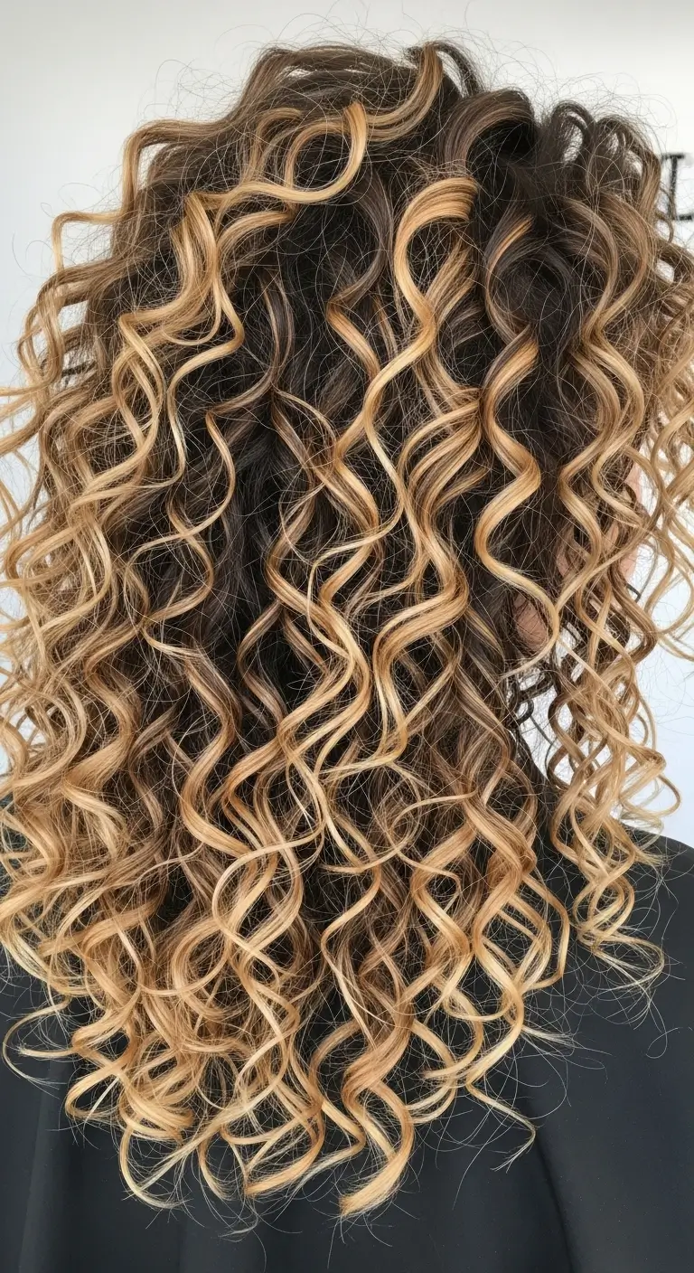 calico hair curly