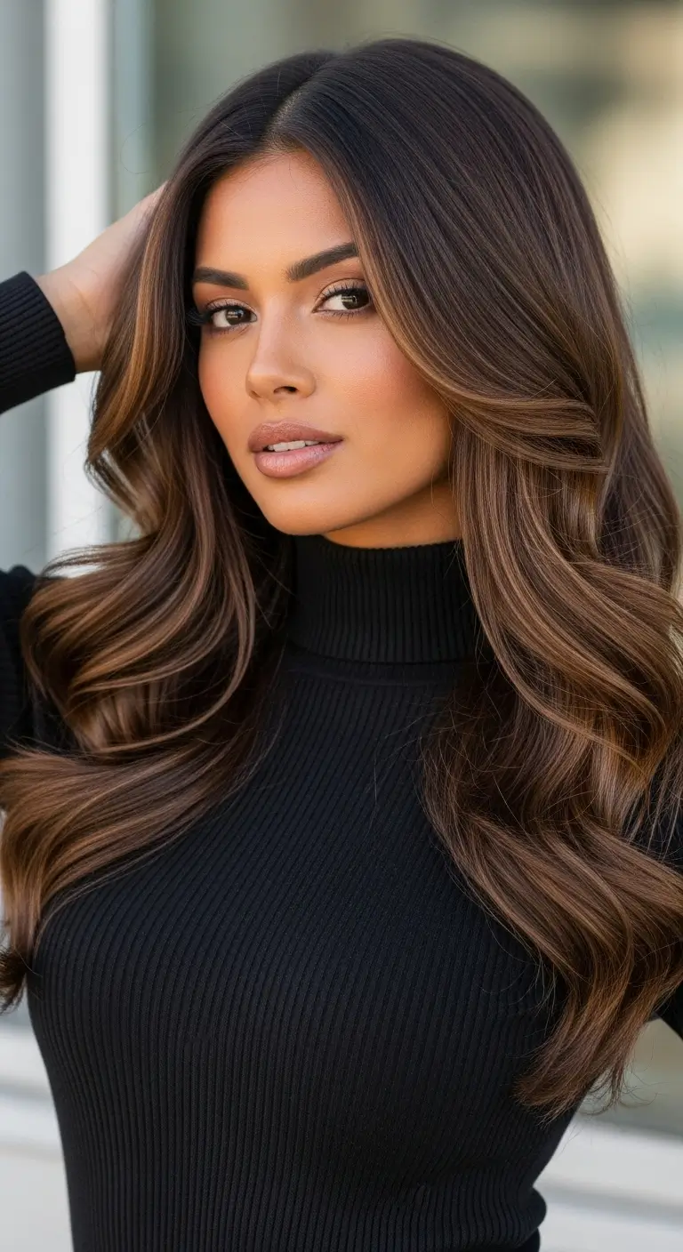 chocolate brown hair color
