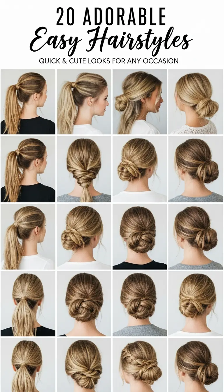 cute hairstyles easy