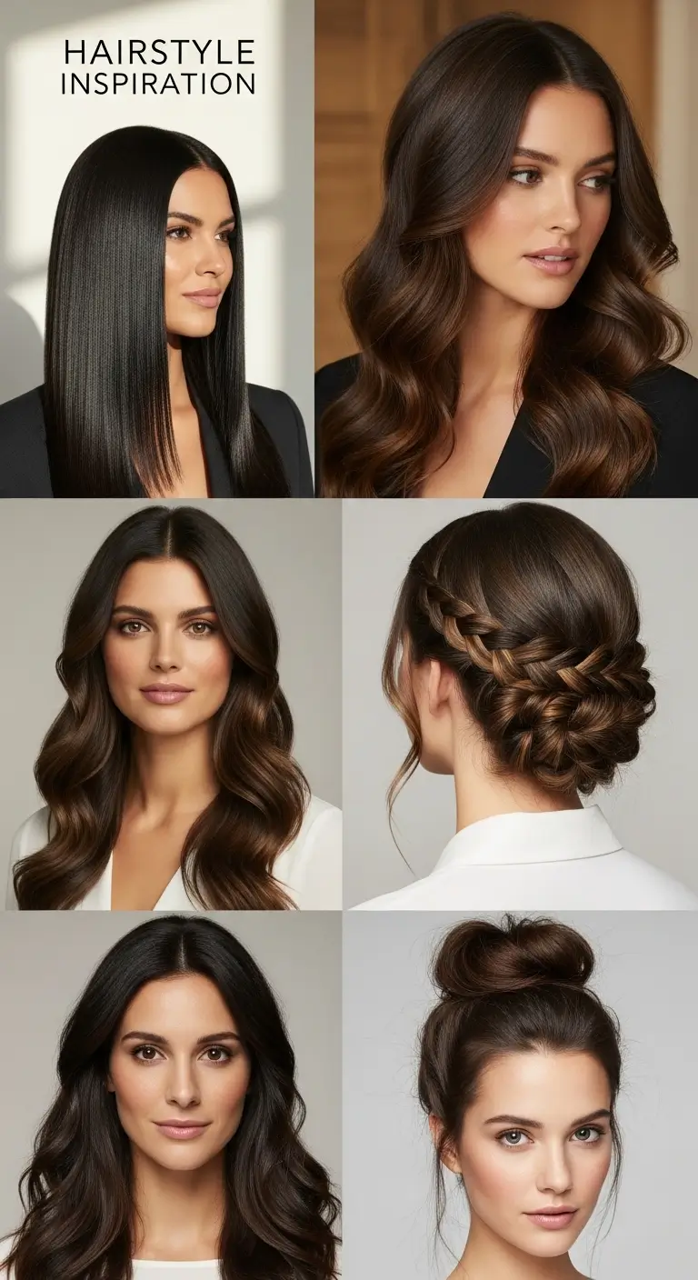 dark brown hair color