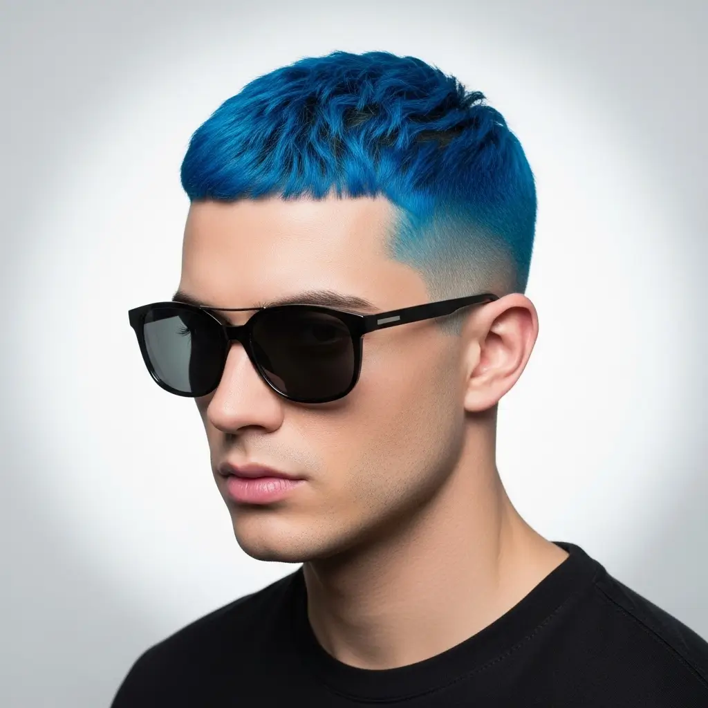Dyed Buzzcut