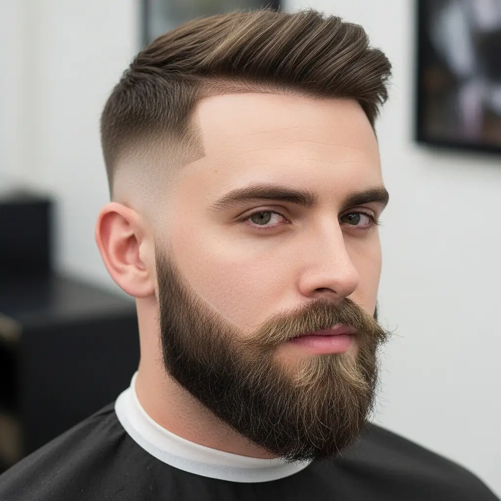 Faded Ducktail Beard