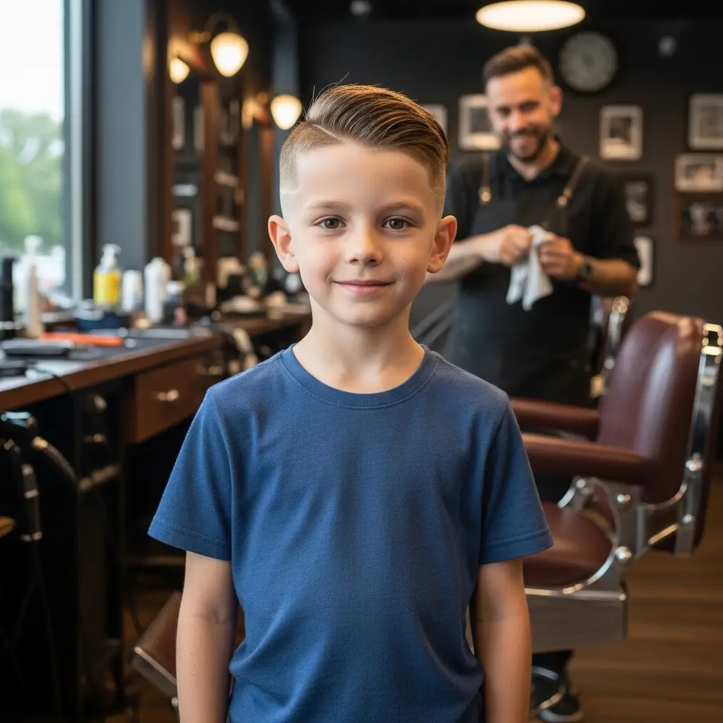 High and Tight Boys Haircut