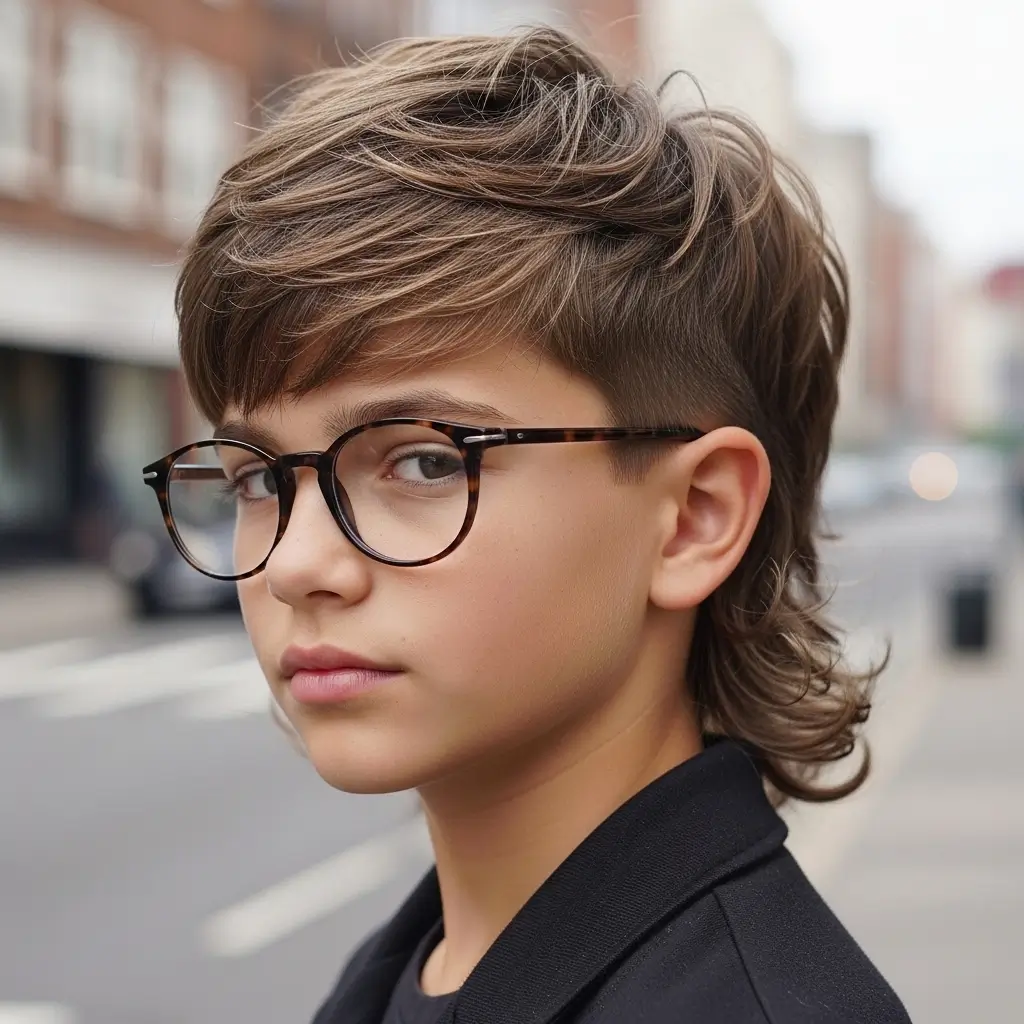 Layered Modern Mullet