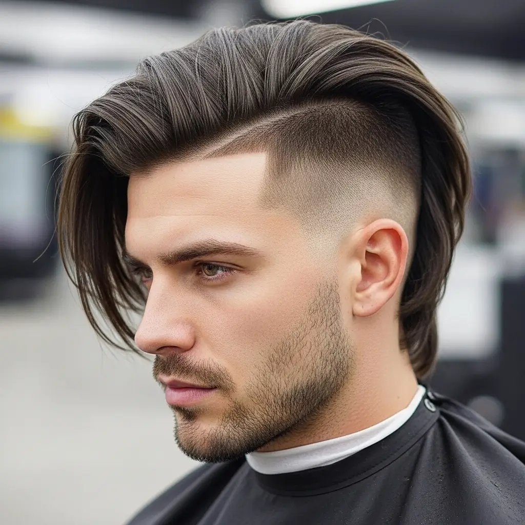 Long Hair with Undercut