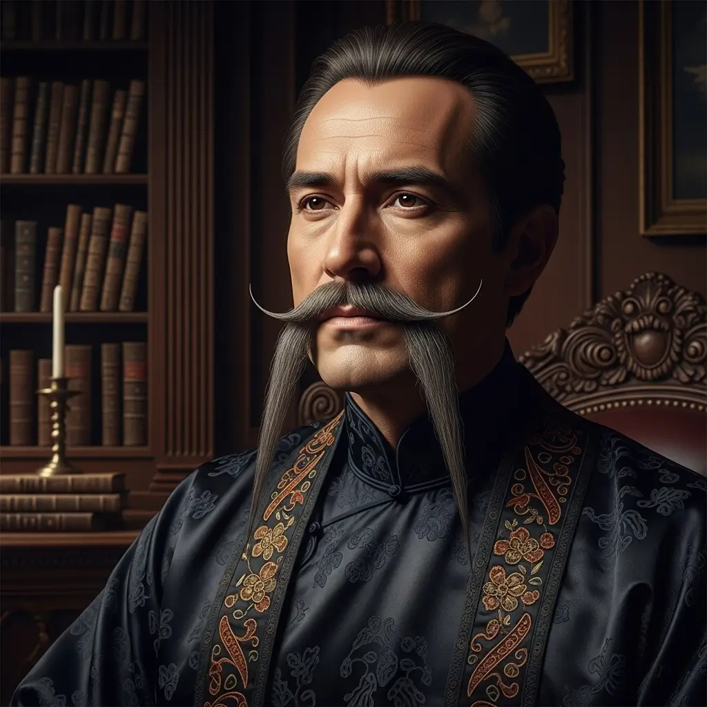 The Fu Manchu Mustache