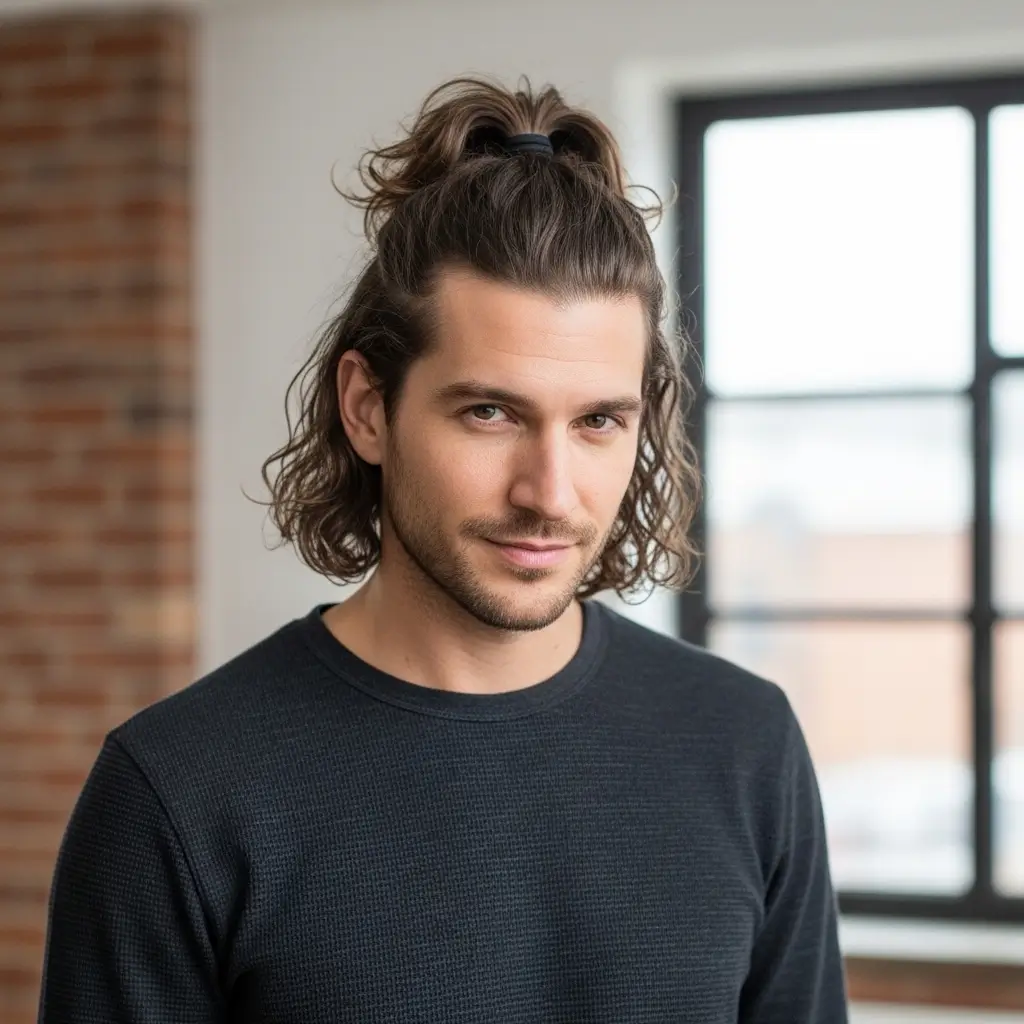 The Half Up Ponytail