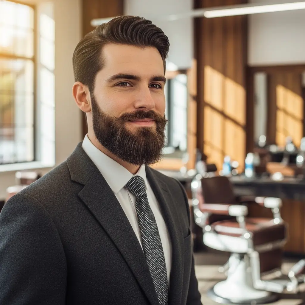The Sculpted Short Boxed Beard