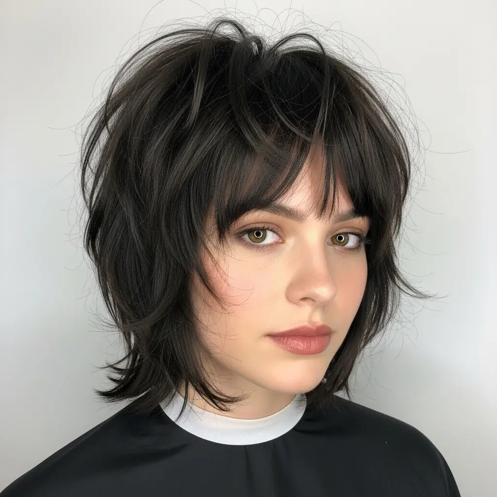 Shaggy Medium Bob Textured Layers Packed With Incredible Personality