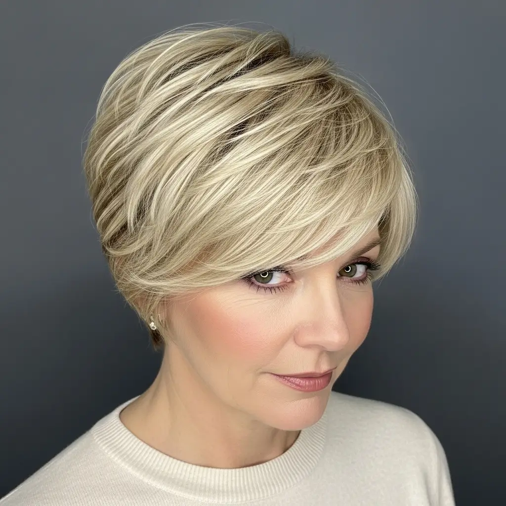 10. The Feathered Pixie Cut