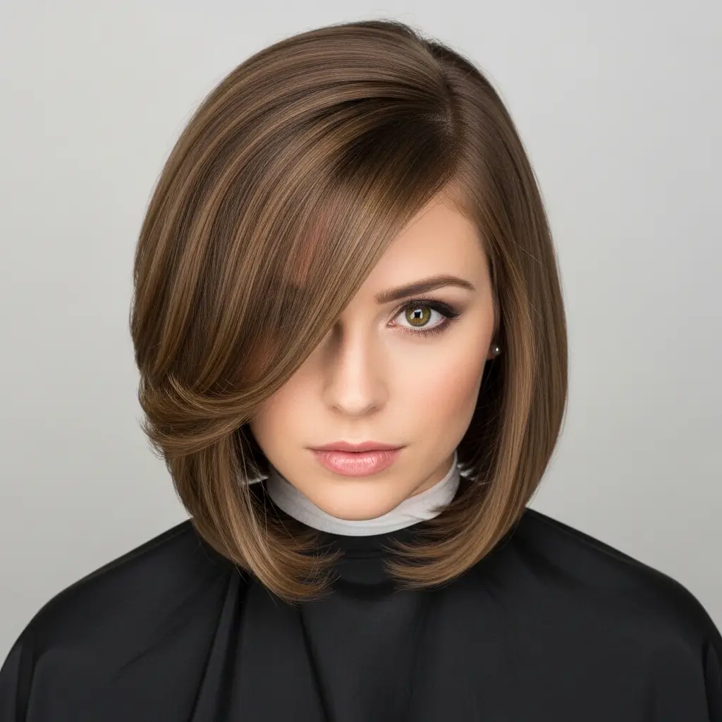 11. Side Part Long Bob A Classic Styling Trick That Always Works