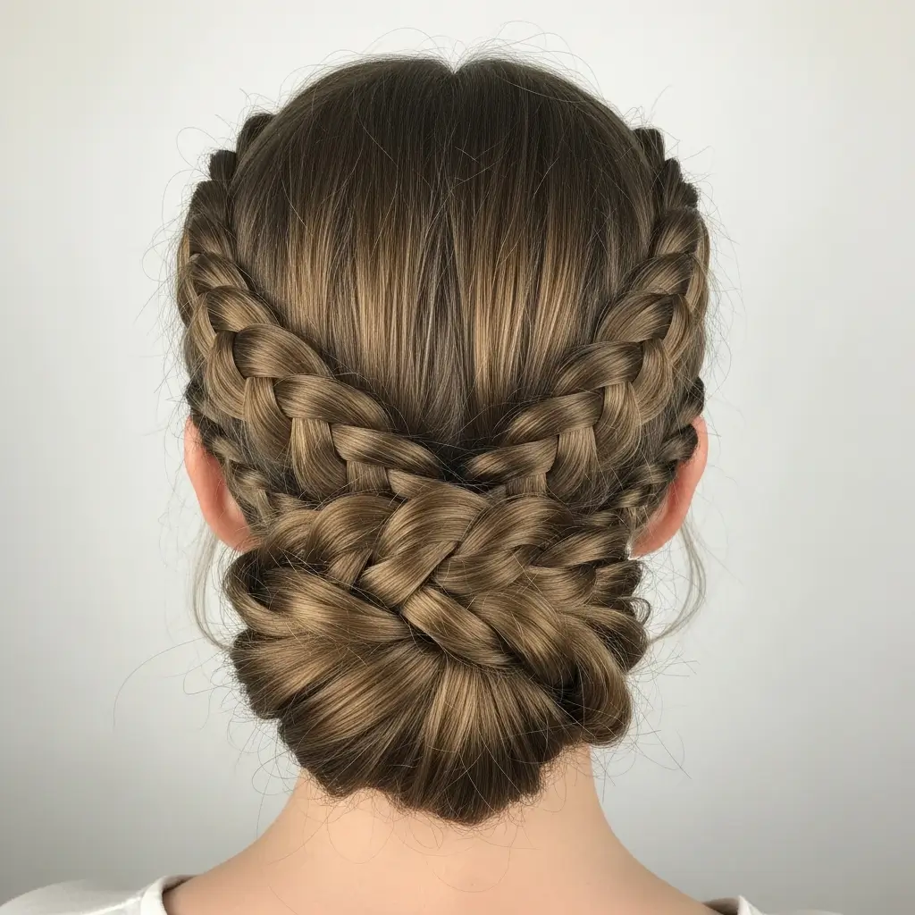 11. Twisted Rope Braid Updo Effortlessly Chic Texture