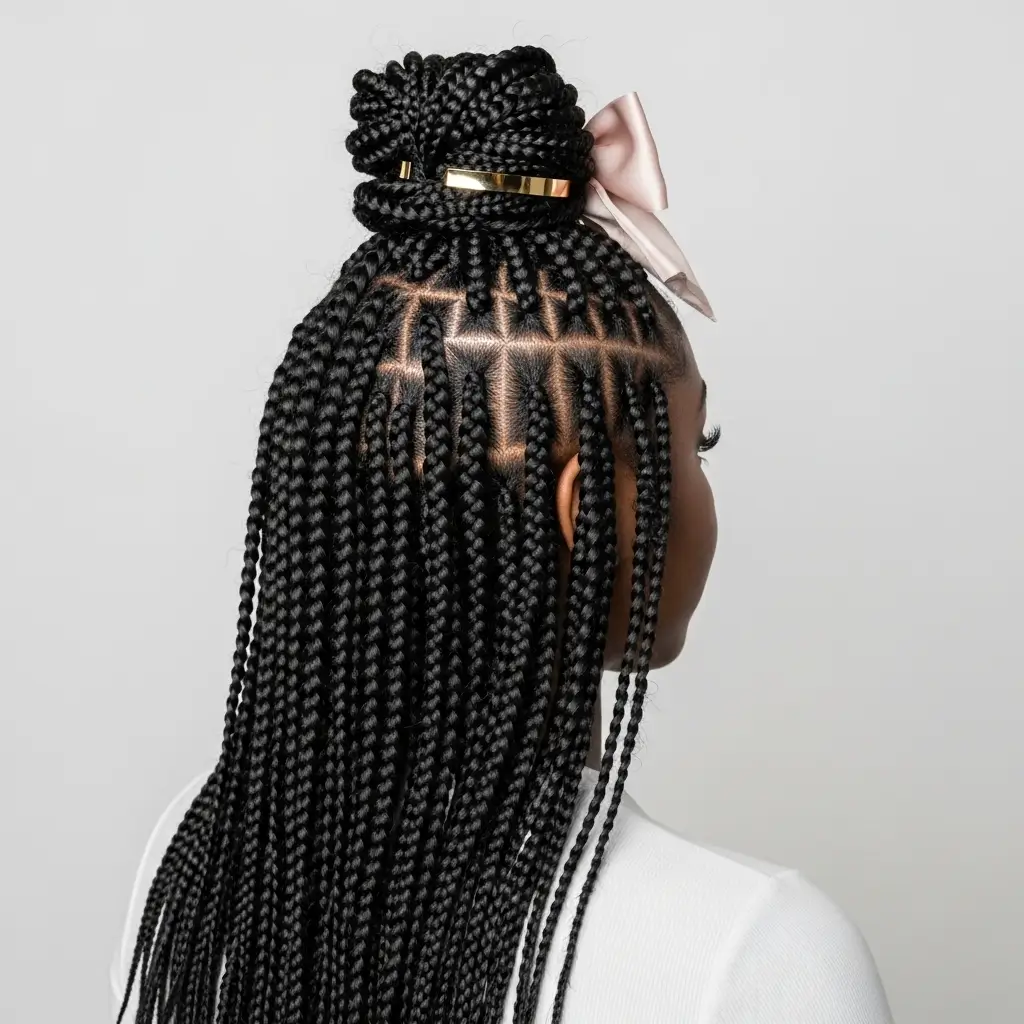 12. Braided Half-Up Half-Down  Sweet, Versatile, and Effortlessly Pretty