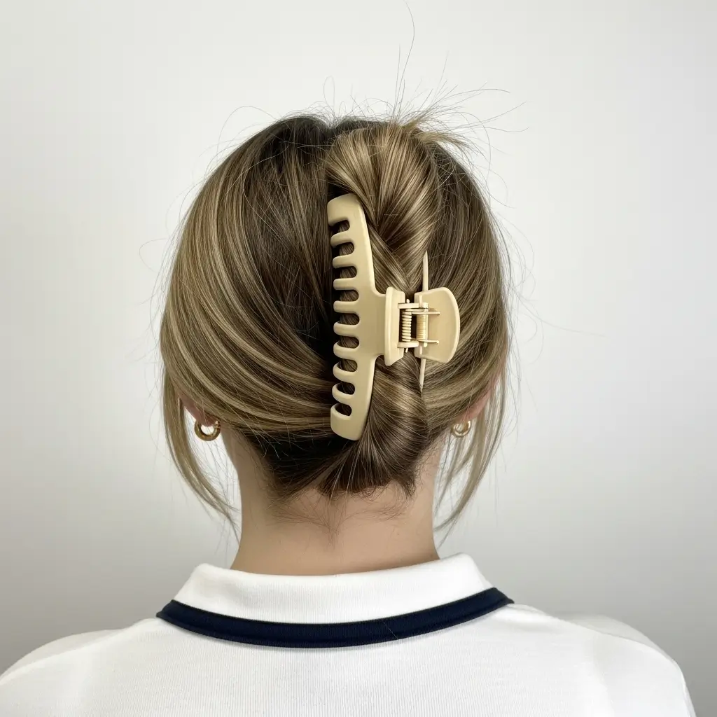 12. Claw Clip Updo The 90s Trend That's Ruling 2026
