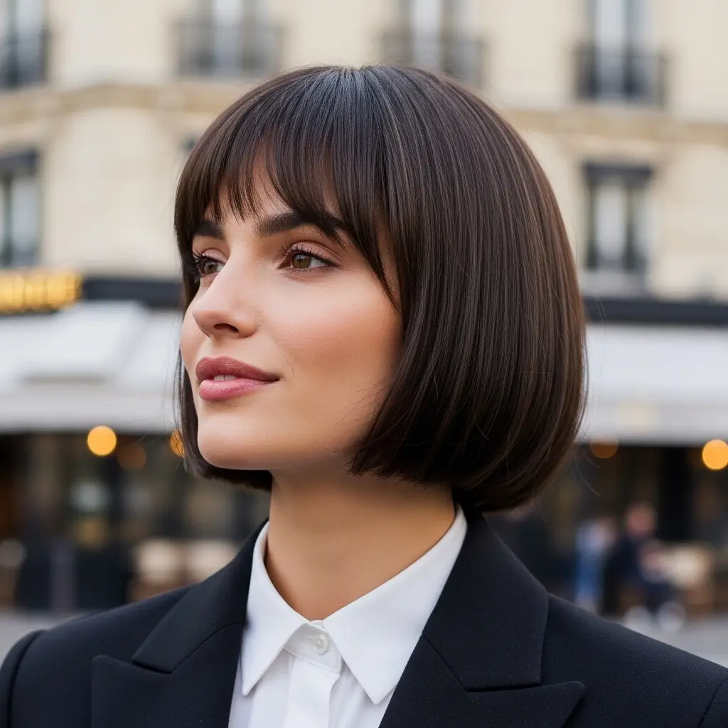 12. French Bob Short, Chic & Surprisingly Full-Looking