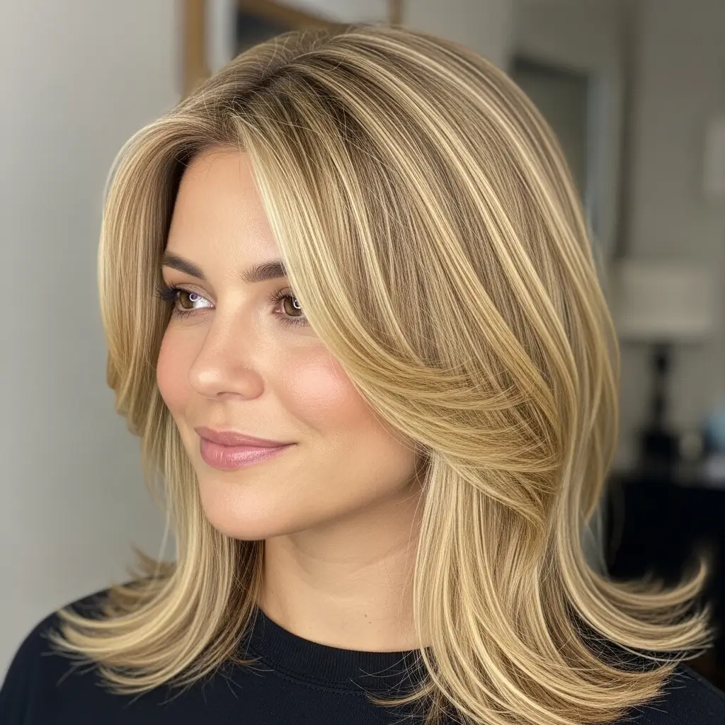 12. Golden Blonde Highlights