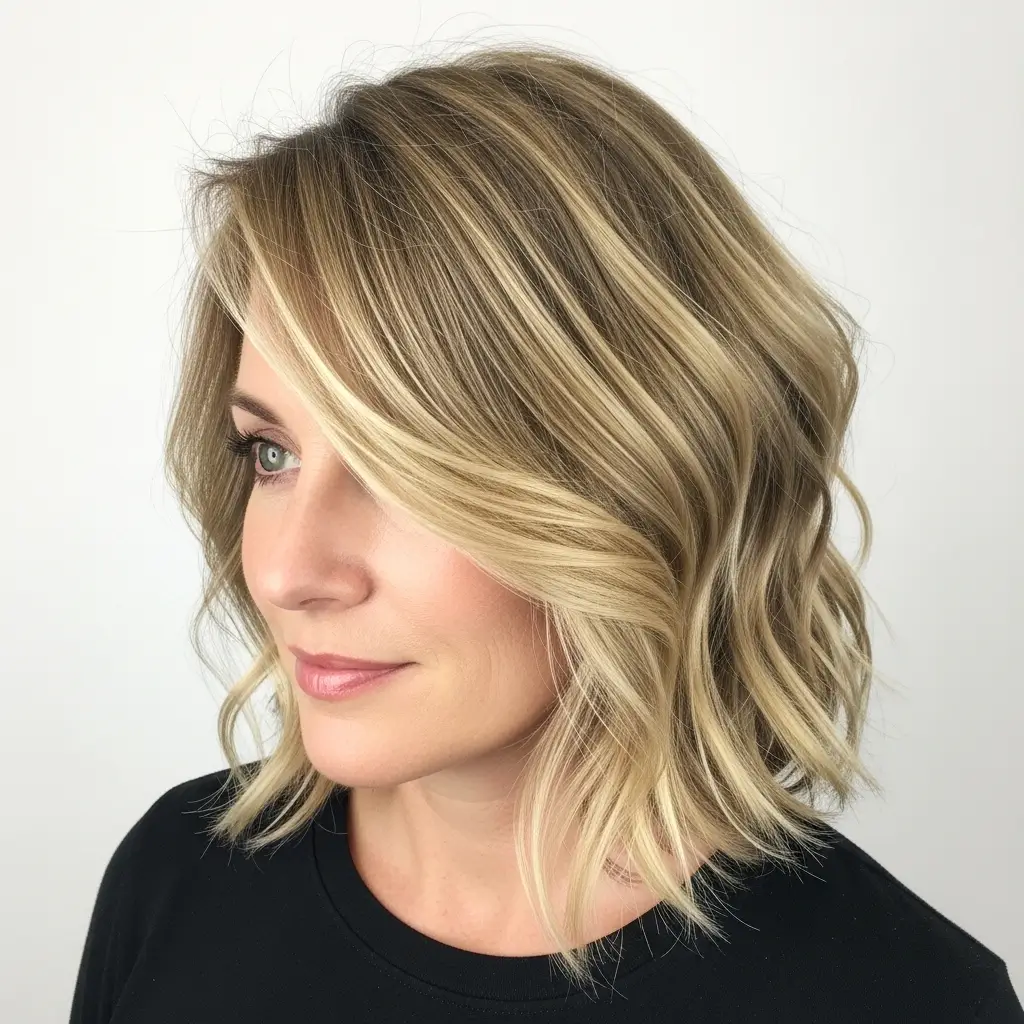 12. The Relaxed Side Part Lob