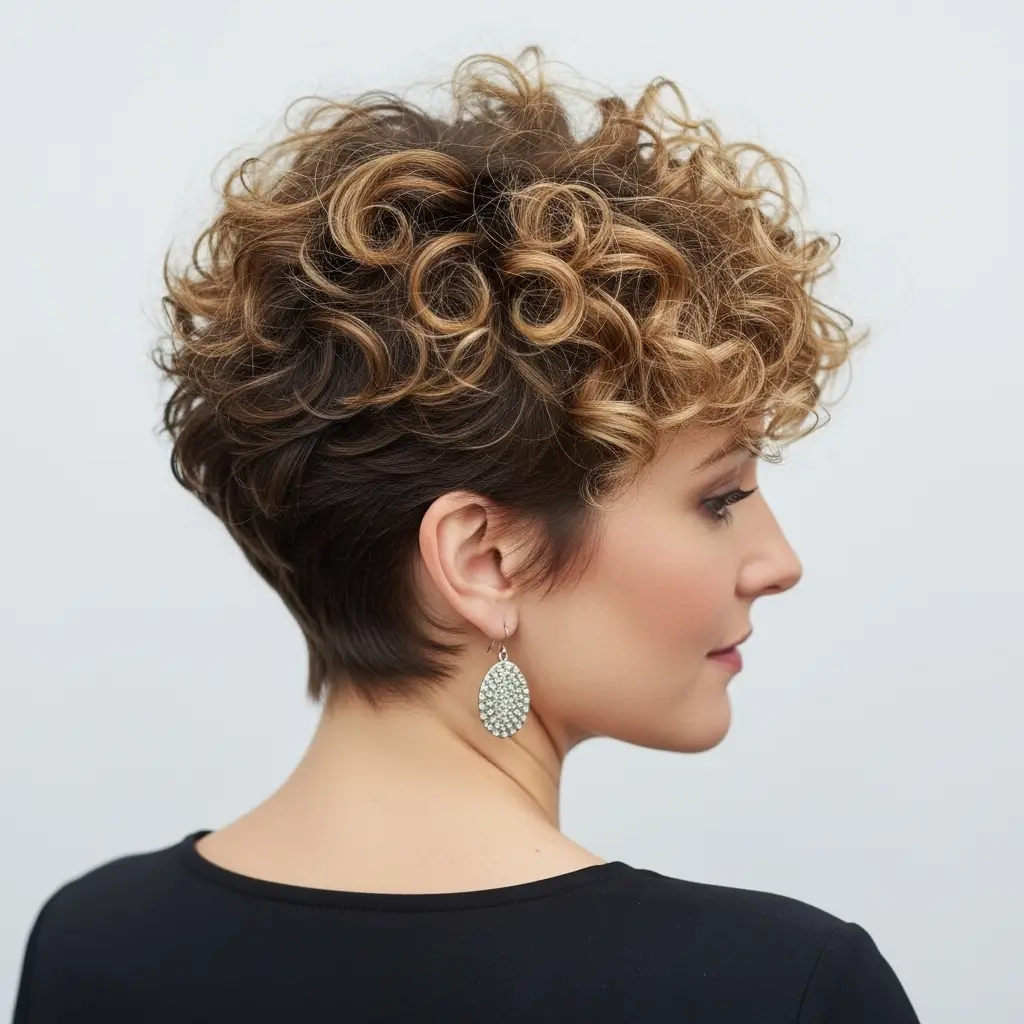 12. The Soft Curly Pixie