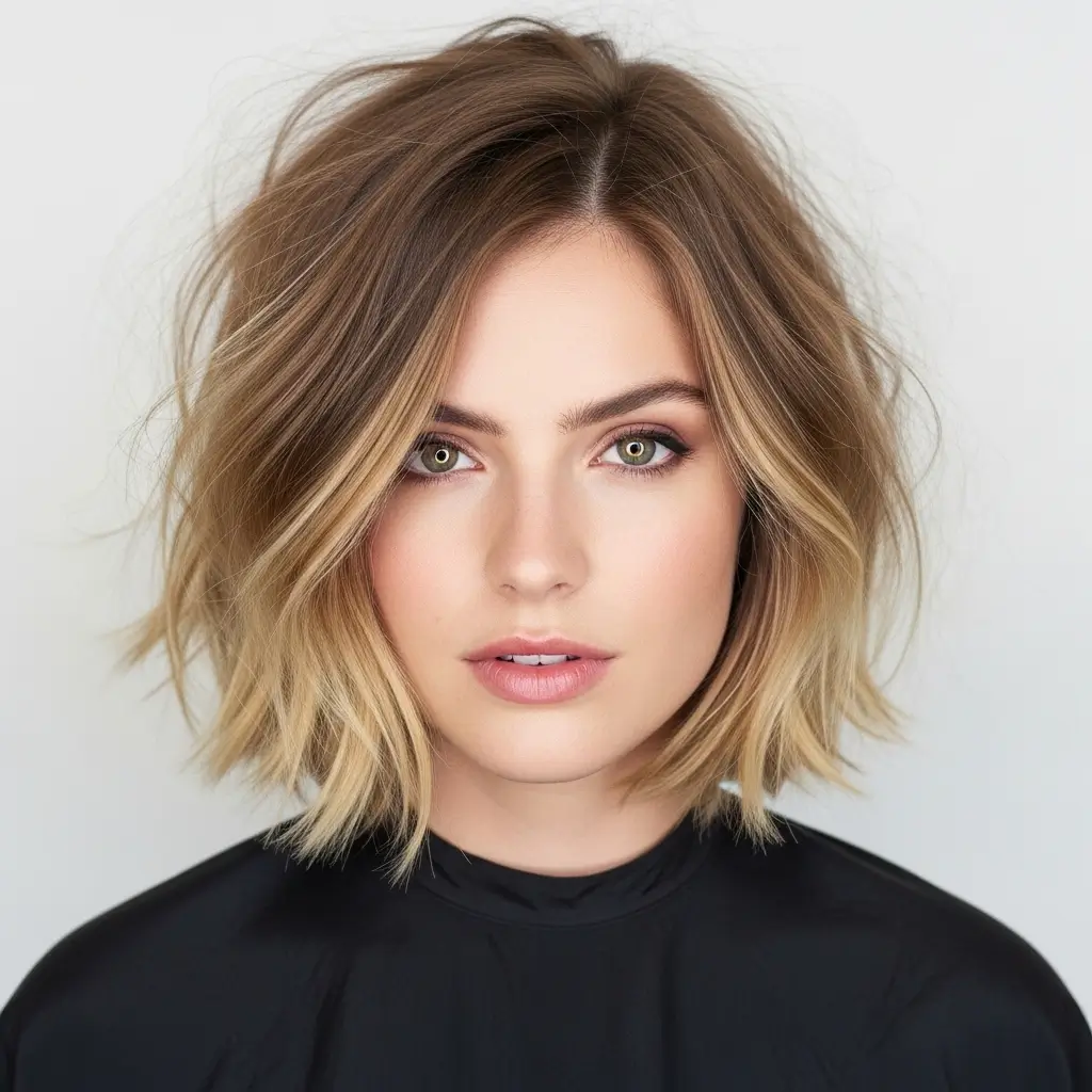 Tousled Medium Bob Relaxed, Undone and Incredibly Wearable Daily