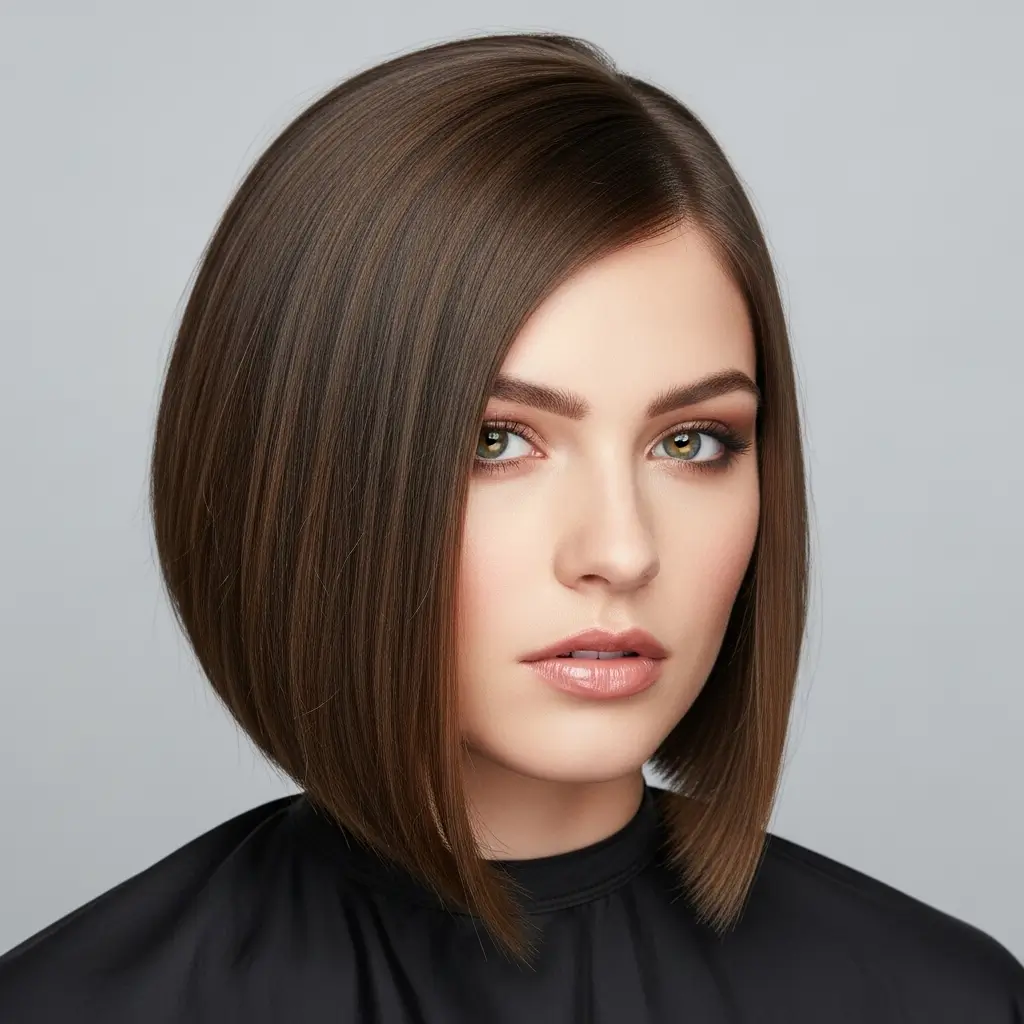 Asymmetrical Medium Bob A Fashion Forward Twist on a Beloved Classic