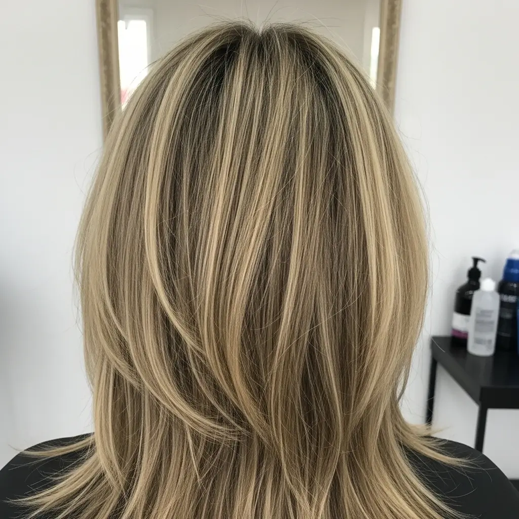 14. Foil Blonde Highlights