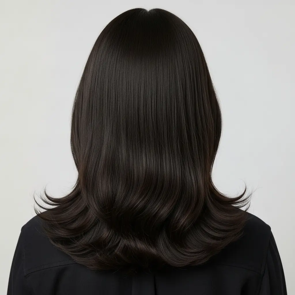 14. Long Hair with Center Part for Asian Men