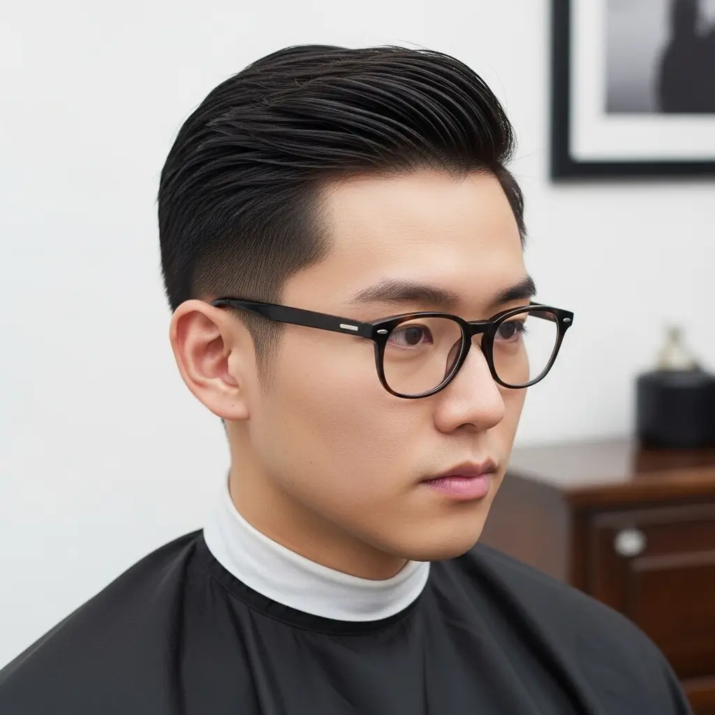 15. Asian Men's Ivy League Cut