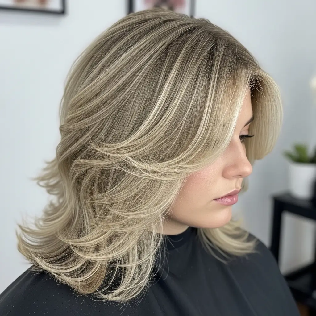 15. Butterfly Haircut on Thick Hair  Taming Volume While Creating Stunning Shape