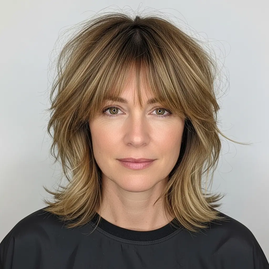 15. The Choppy Layered Mid Length Cut