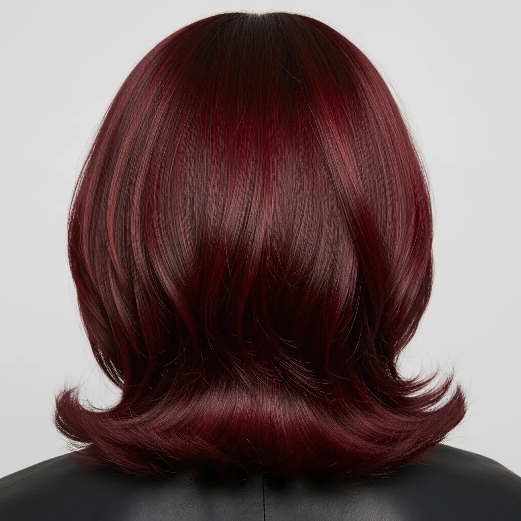 16. Mahogany Brown Hair Color