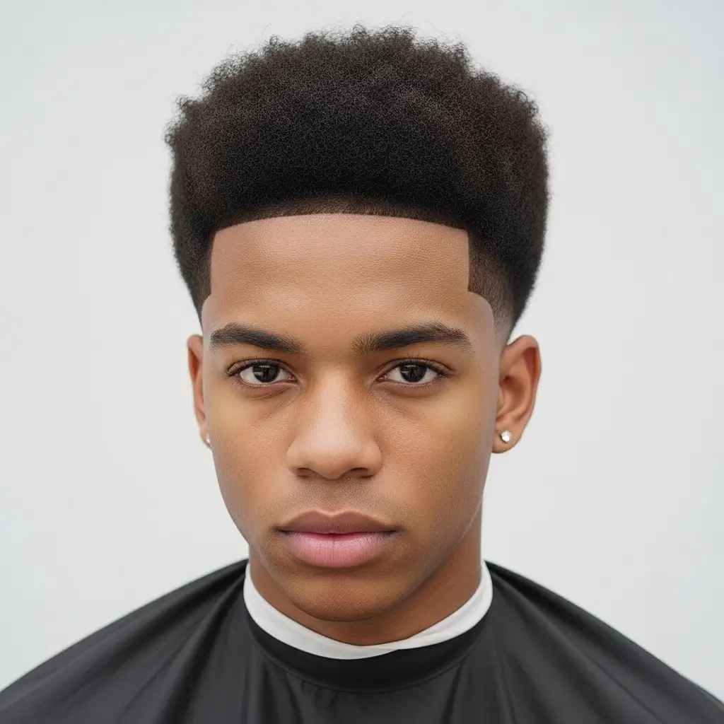 17. Short Afro With Fade  Natural, Proud, and Strikingly Handsome