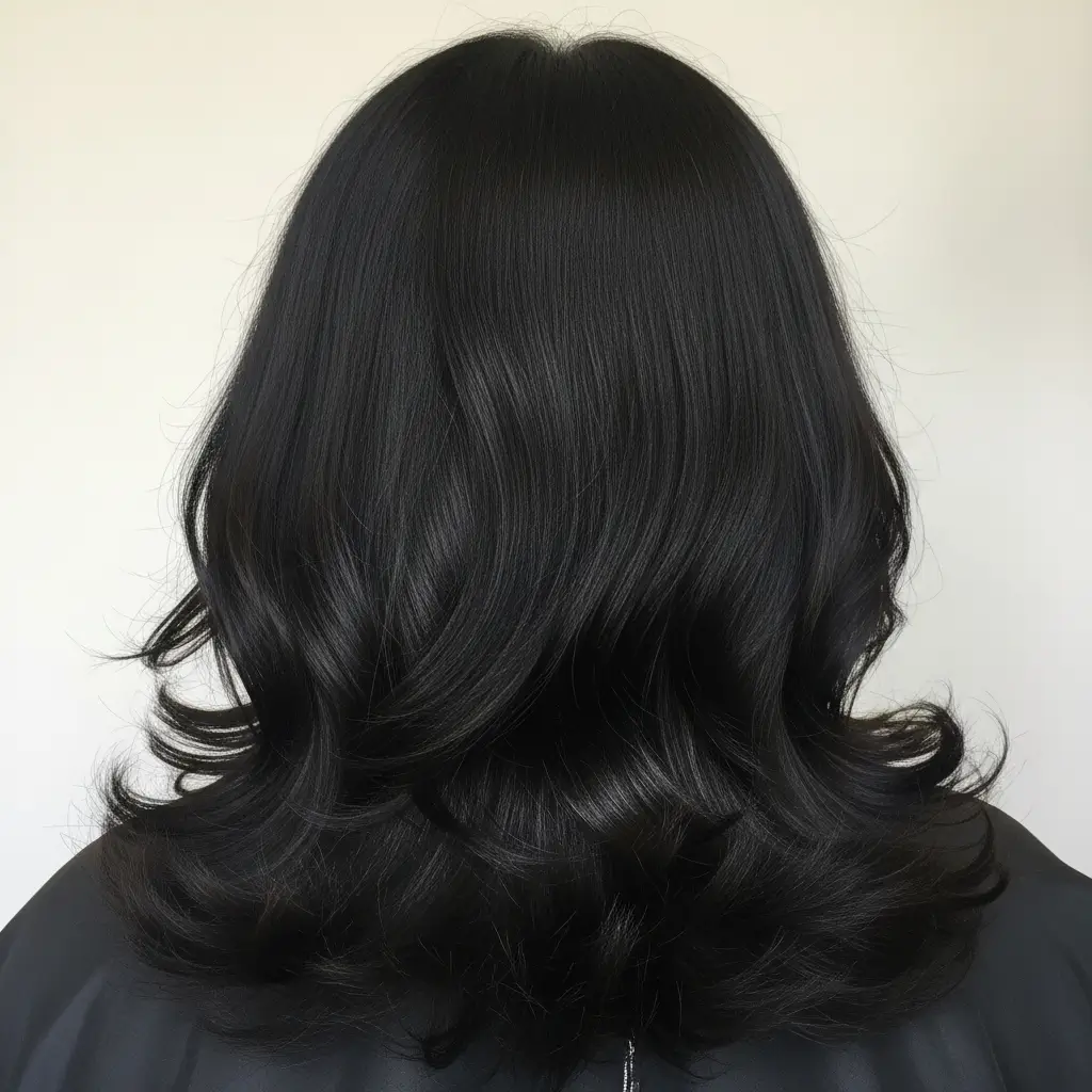 18. Soft Black Brown Hair Color