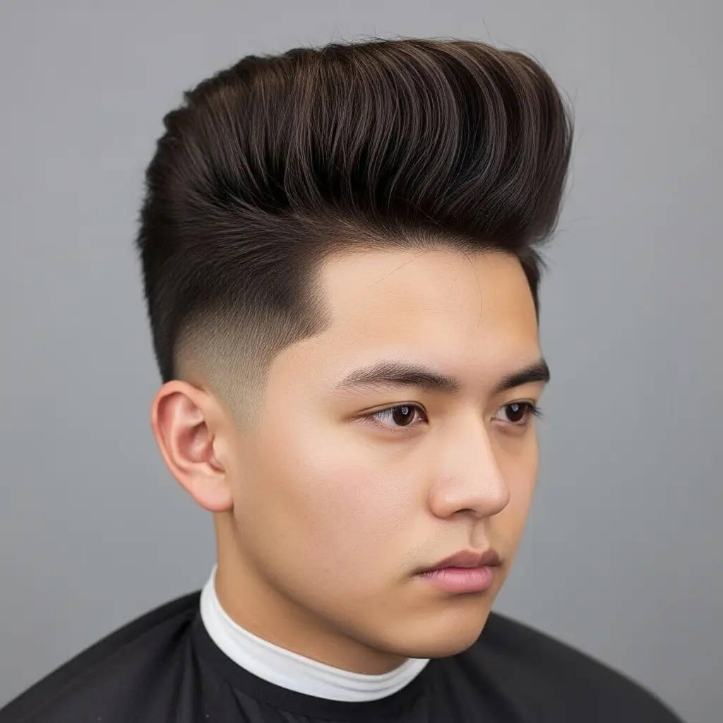 19. Asian Men's Quiff