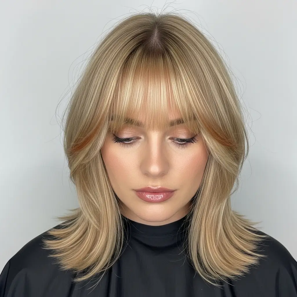 19. Long Bob With Money Pieces Trendy Color Framing for Instant Glow