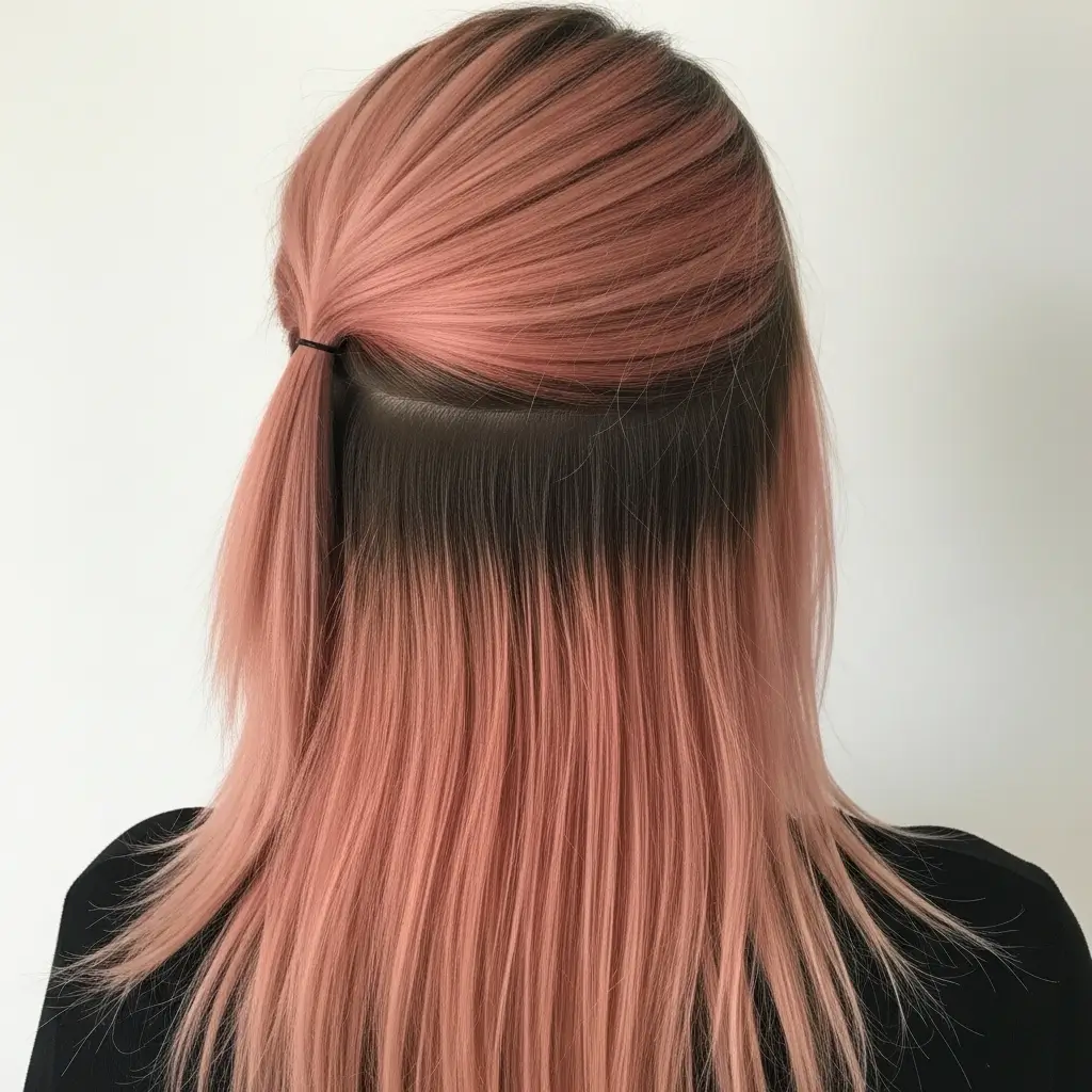 19. Strawberry Blonde with Grown-Out Roots