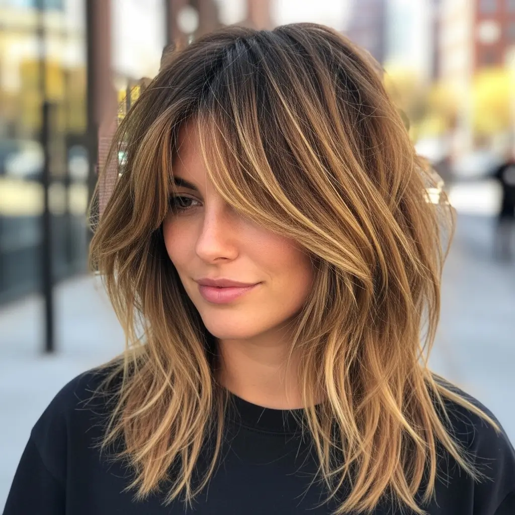 19. Textured Long Shag Haircut