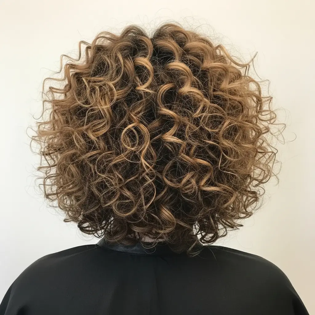 19. The Curly Mid Length Cut