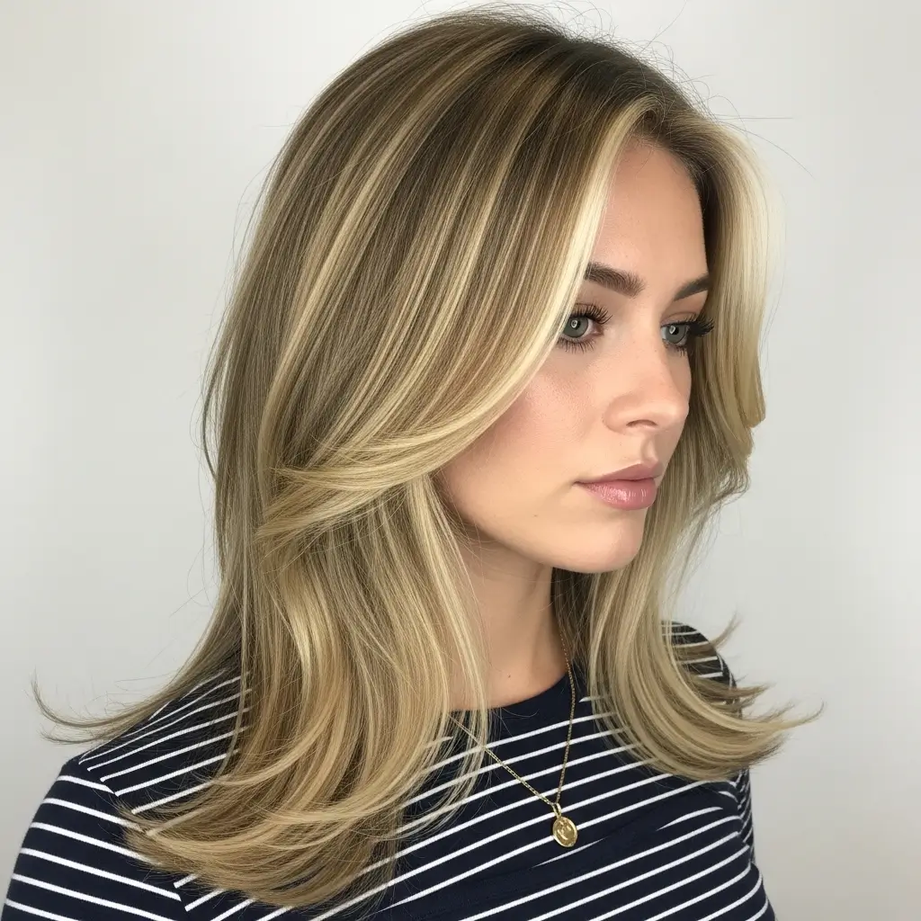 2. Blonde Highlights on Medium Brown Hair
