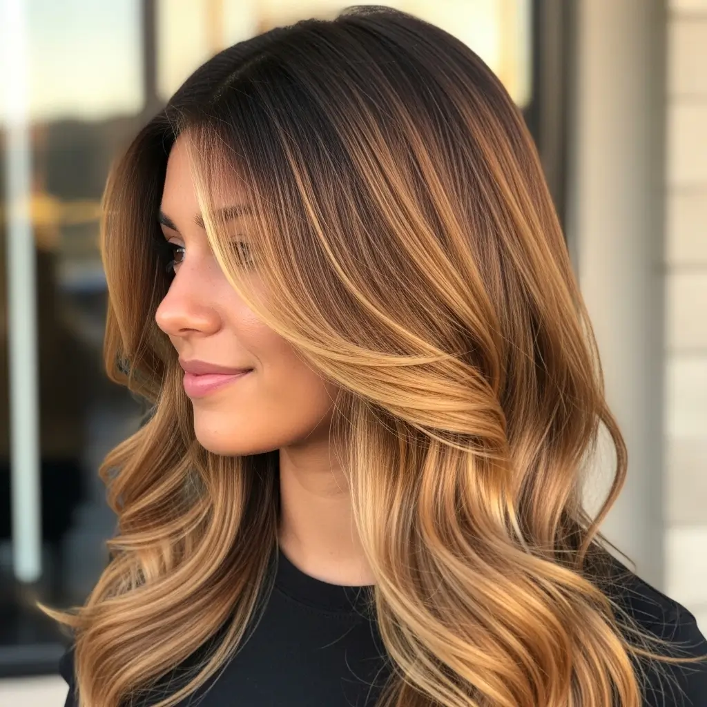 2. Caramel Balayage Hair