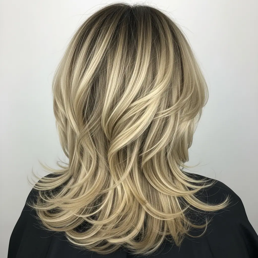 2. Chunky Blonde Highlights