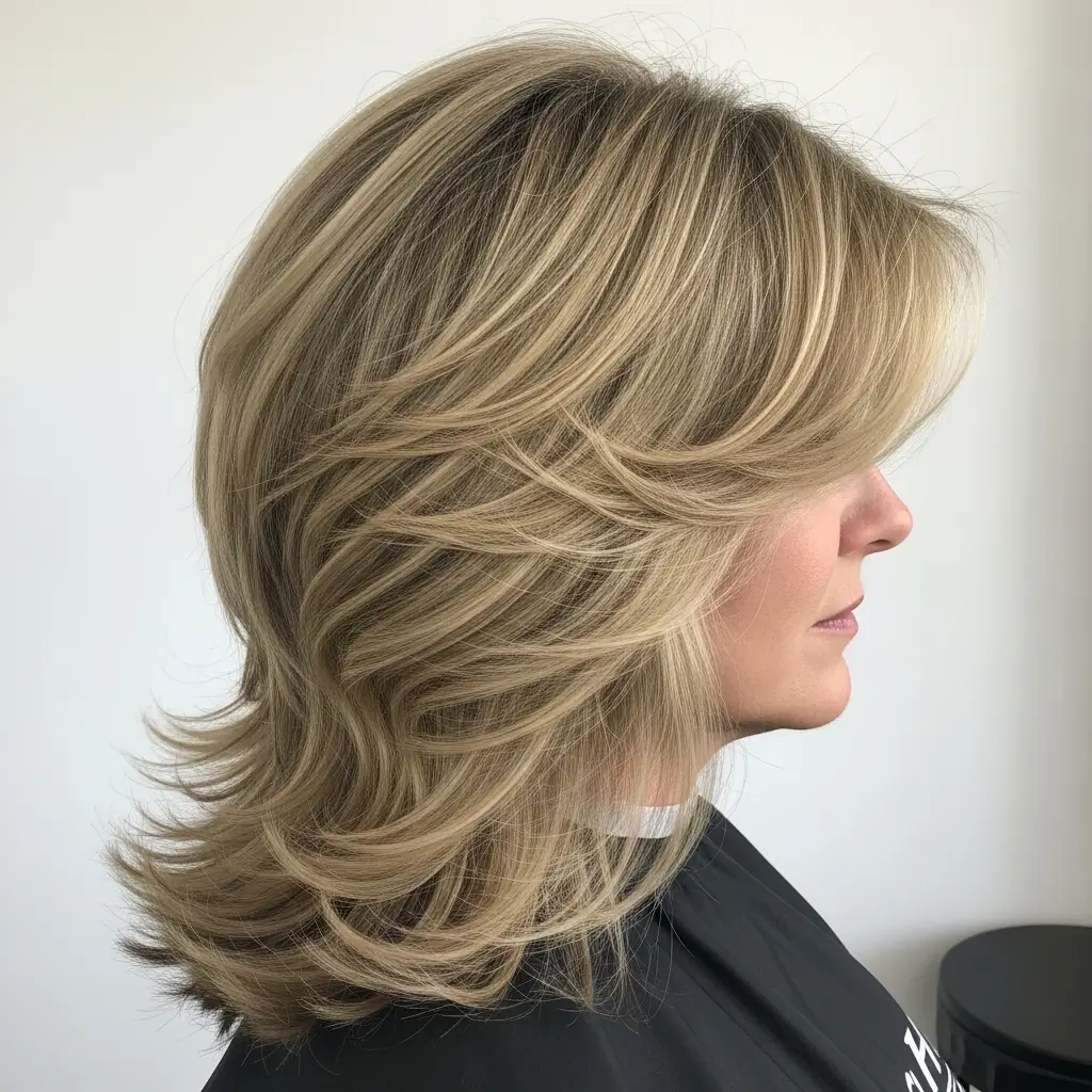 2. The Layered Mid Length Cut