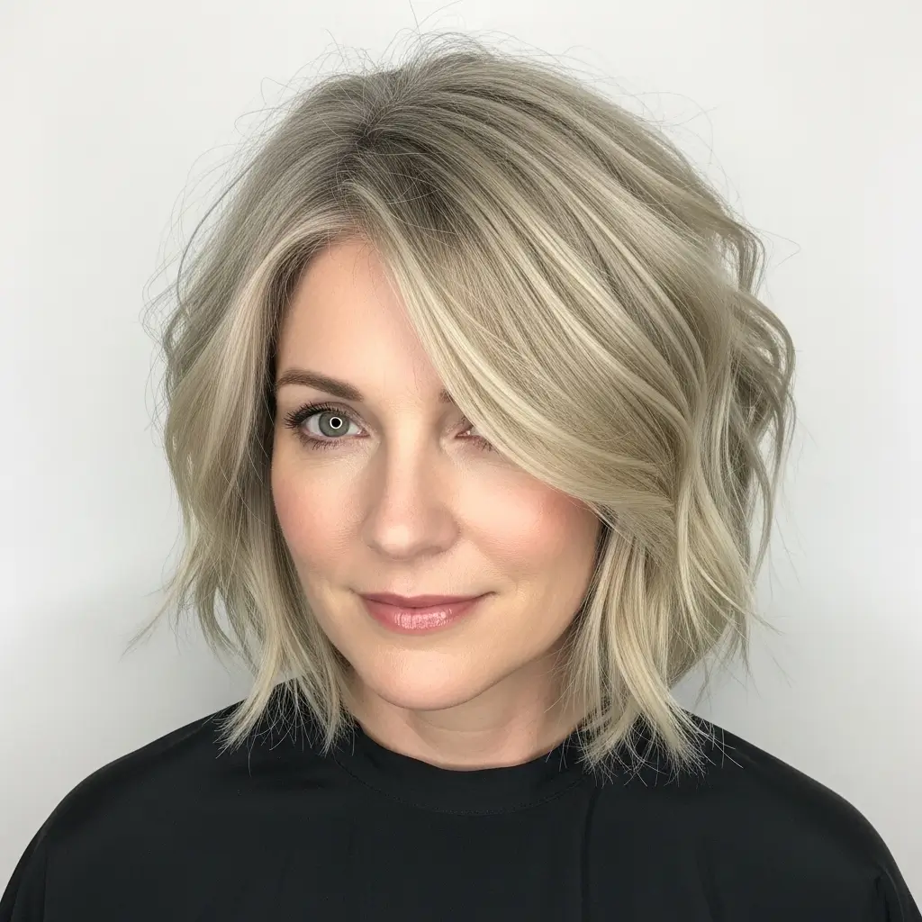 2. The Textured Bob