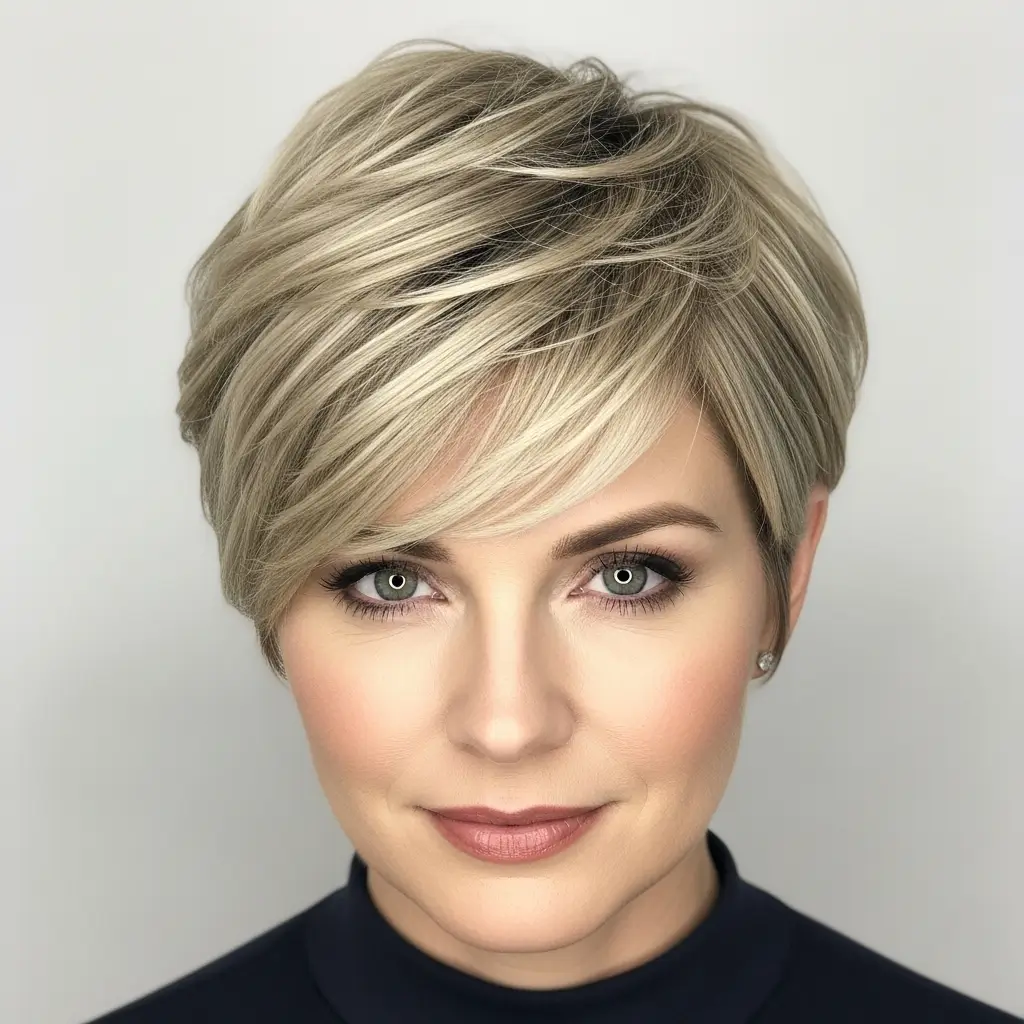 2. The Textured Pixie Cut