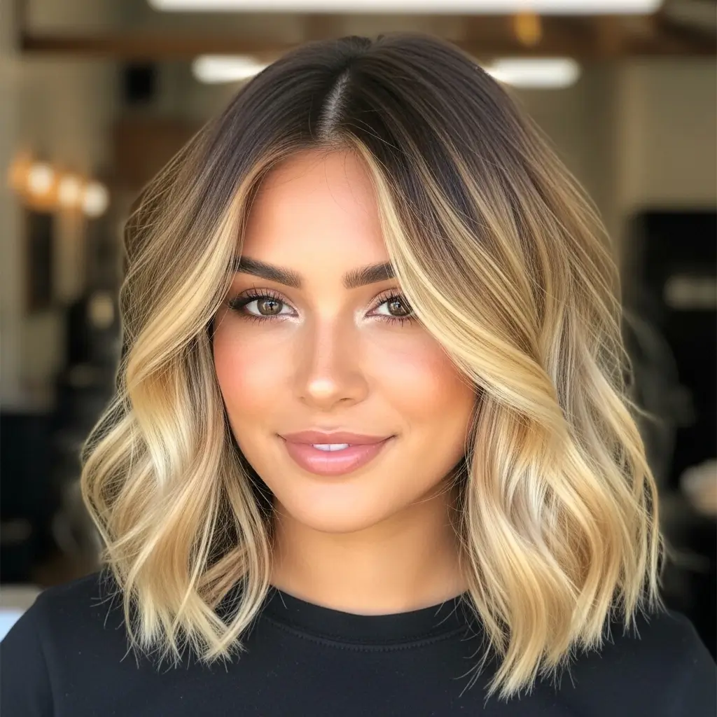 20. Face Framing Balayage Hair