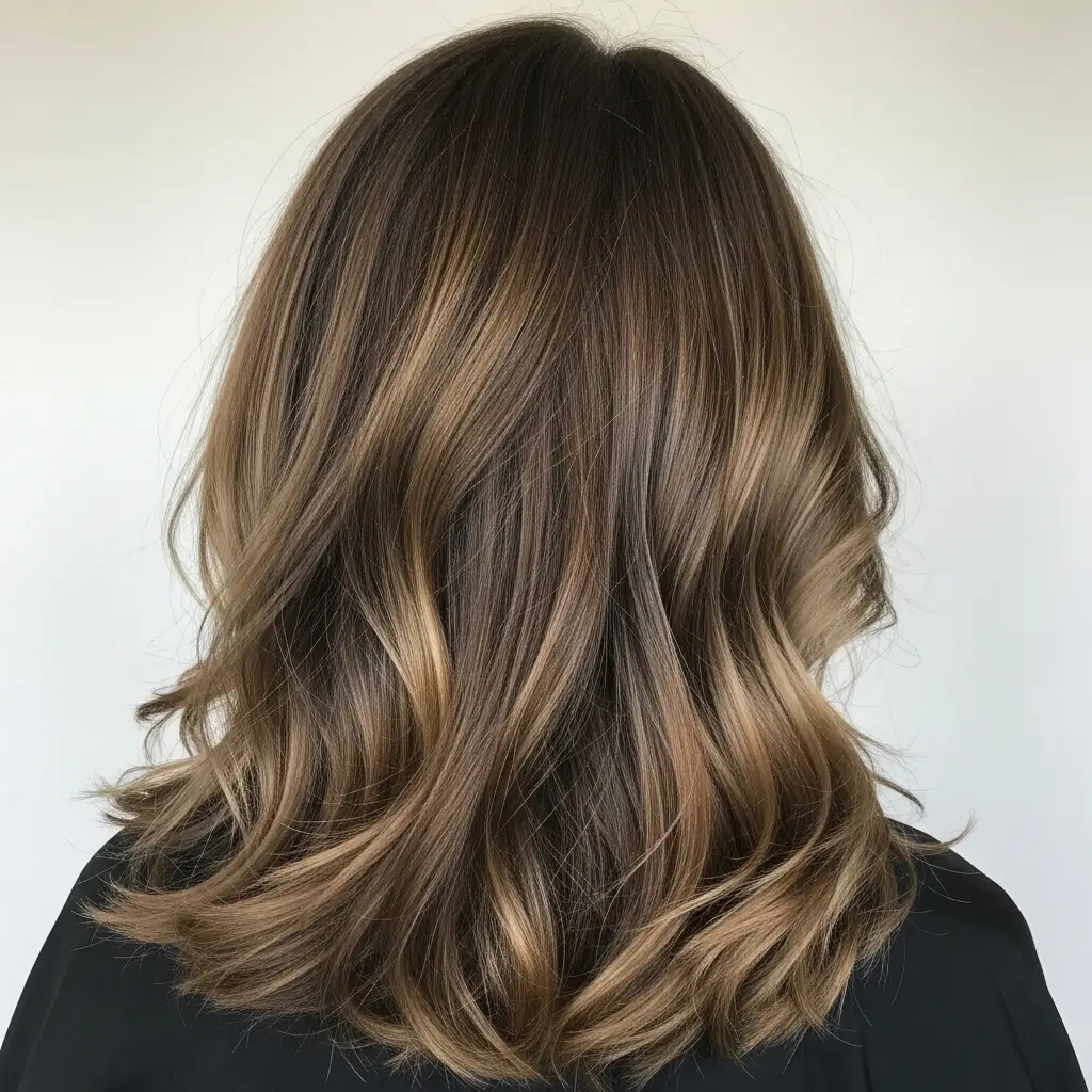 20. Sun-Kissed Natural Highlights on Brown Hair