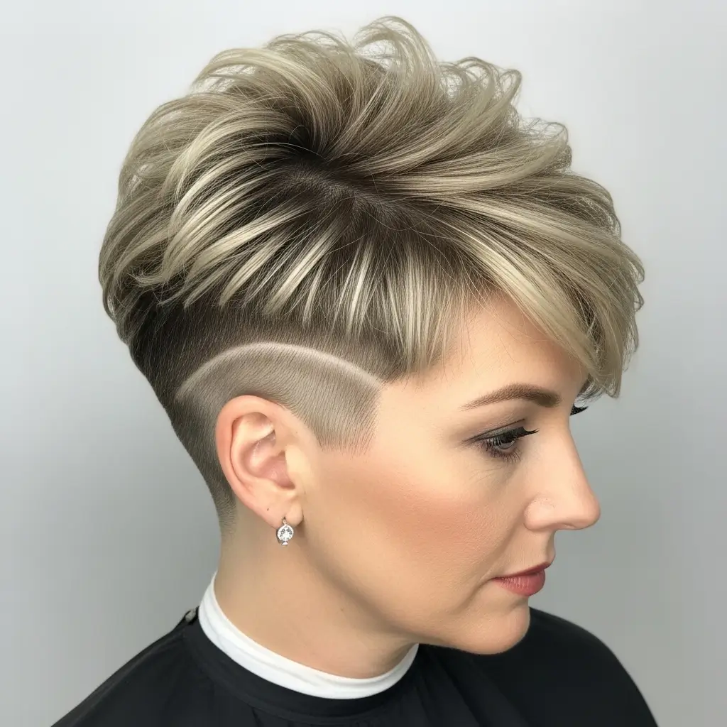 20. The Bold Undercut Pixie