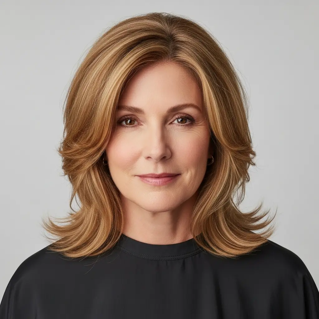 20. The Classic Mid Length Cut with Soft Layers