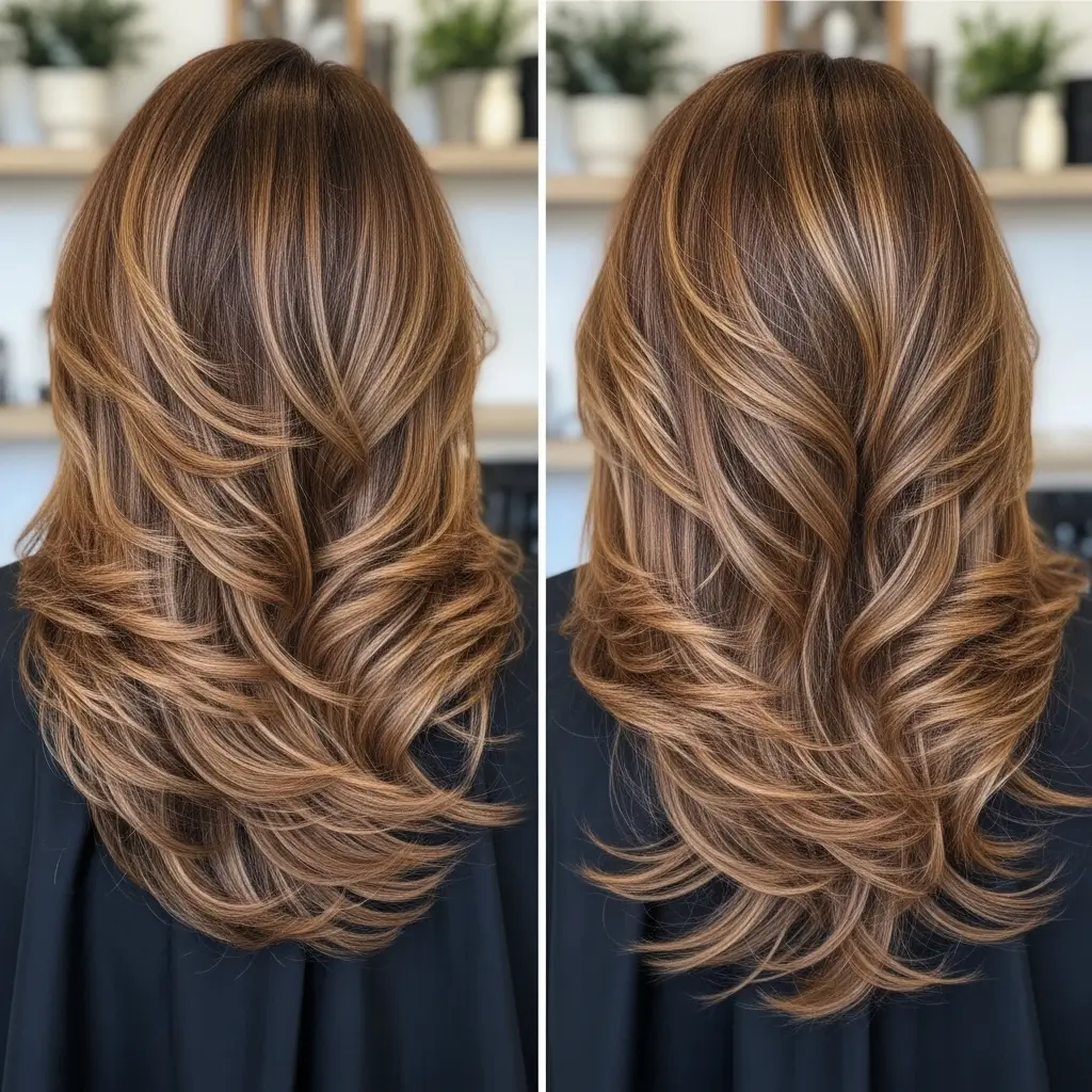 3. Butterfly Haircut on Long Hair  Dramatic, Flowing, and Breathtakingly Beautiful