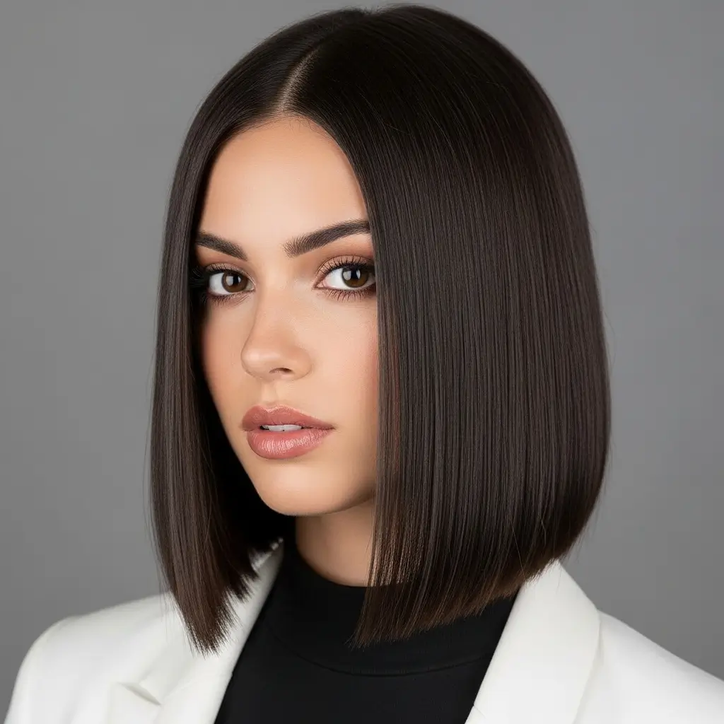 4. Blunt Long Bob Sharp, Sleek and Seriously Sophisticated